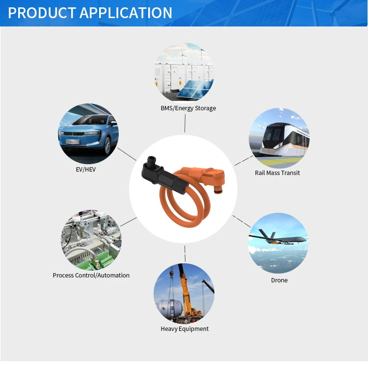 Custom High Voltage Power Cable Energy Storage System Cable Assembly