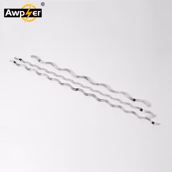 Aluminiumbeschichtetes Stahldraht-Glasfaser-Sackgassenkabel, vorgeformte Spannklemme, kundenspezifischer Abspanngriff für ADSS Opgw